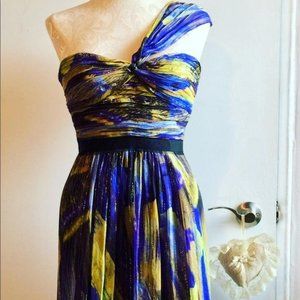 NWOT BCBGMaxAzria silk maxi dress